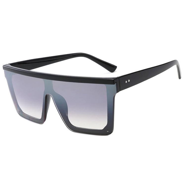 SLOANE Unisex Flat Top Square Frame UV400 Sunglasses