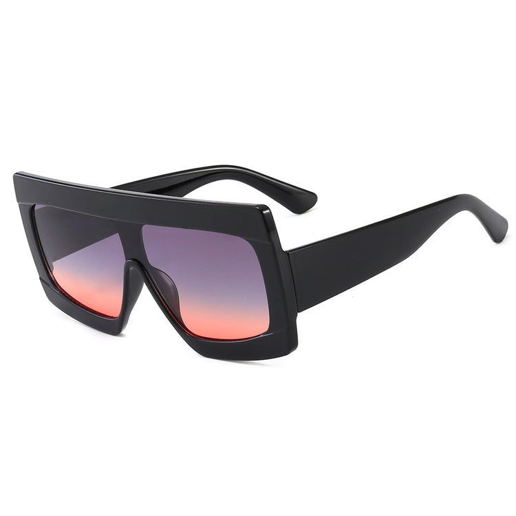 TERRY Unisex Oversized Thick Frame UV400 Sunglasses