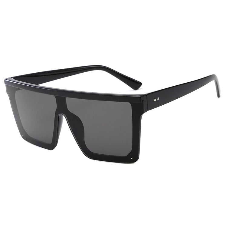 SLOANE Unisex Flat Top Square Frame UV400 Sunglasses