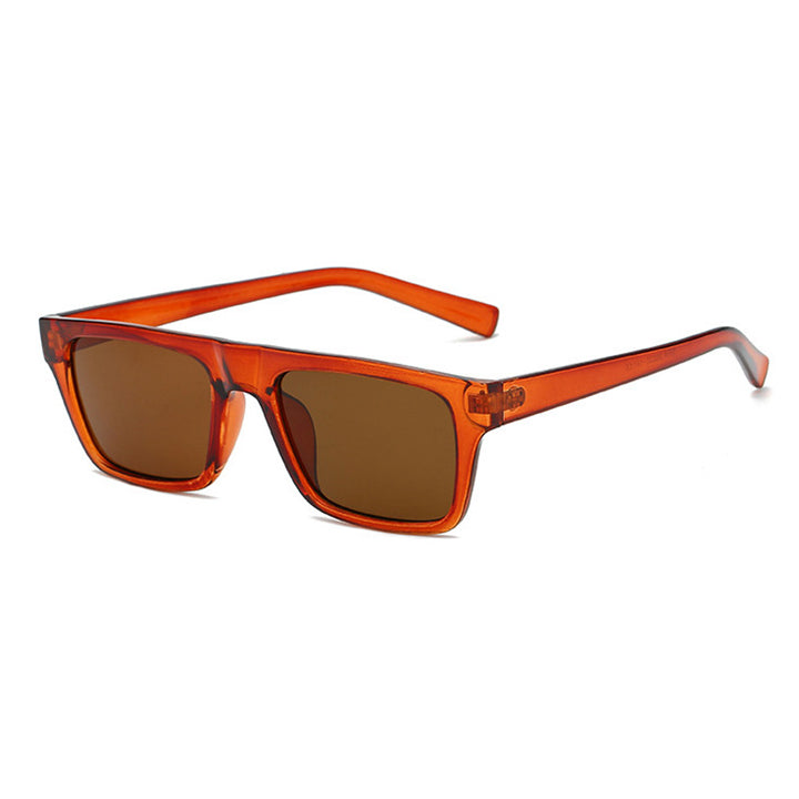 ALEXANDRE UNISEX SMALL GRADIENT RETRO RECTANGULAR FRAME SUNGLASSES
