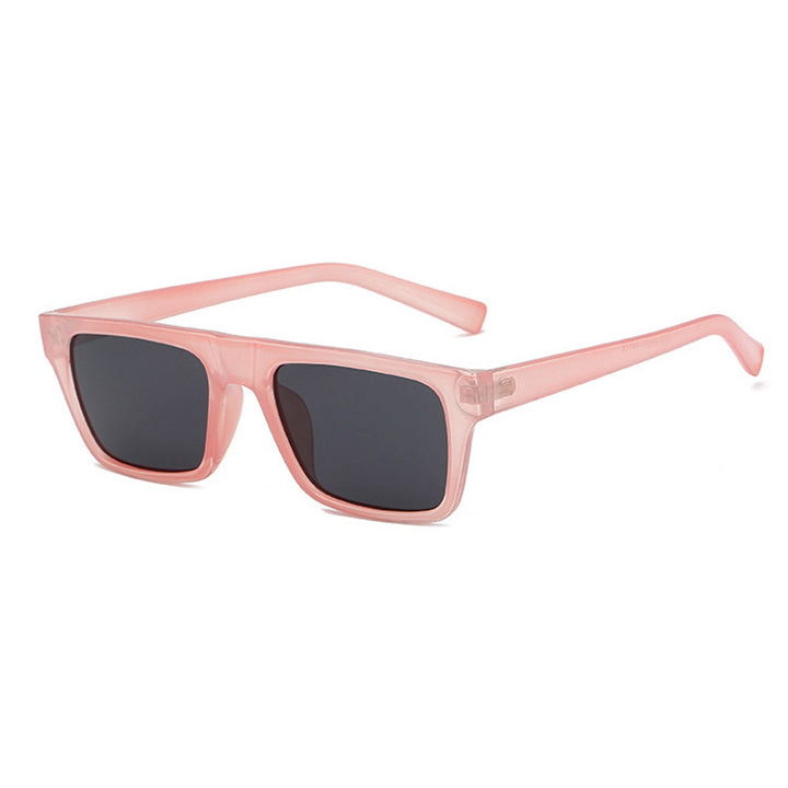 ALEXANDRE UNISEX SMALL GRADIENT RETRO RECTANGULAR FRAME SUNGLASSES