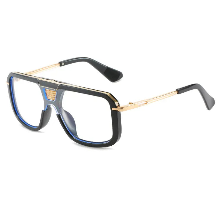 JAY MEN'S OVERSIZED UV 400 AVIATOR FRAME SUNGLASSES