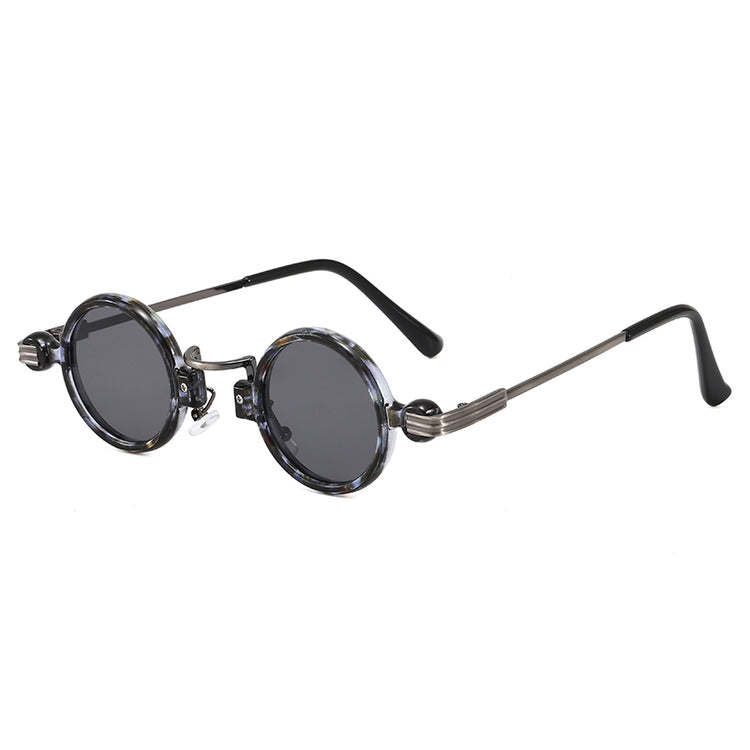 LEE UNISEX UV400 SMALL RETRO STEAMPUNK ROUND GLASSES