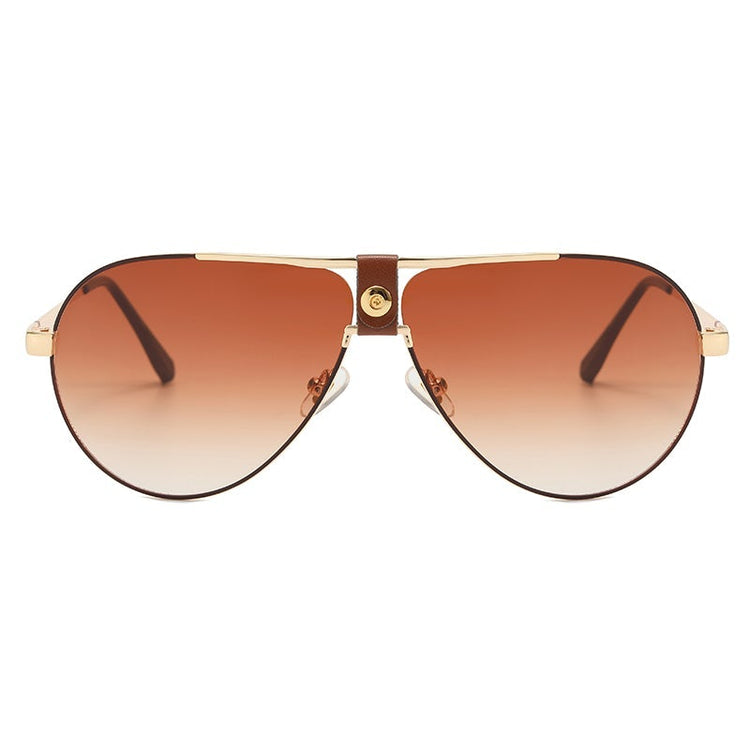 KIERAN UNISEX UV400 METAL AVIATOR FRAME SUNGLASSES