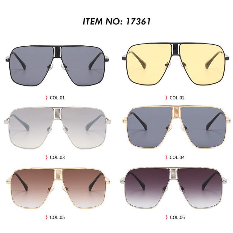 JORDAN UNISEX LARGE UV400 METAL FRAME AVIATOR SUNGLASSES