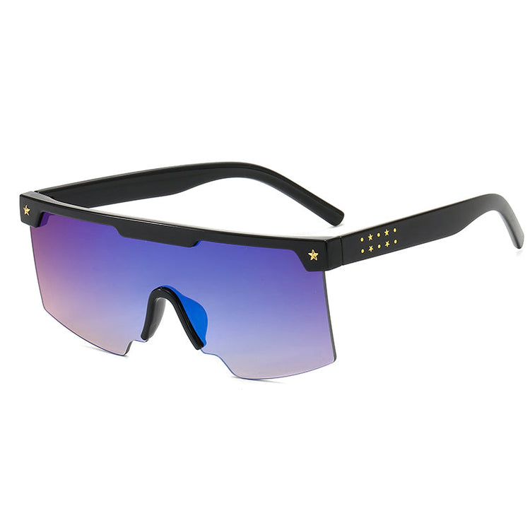 PHOENIX UNISEX UV400 FLAT TOP SHIELD FRAME SUNGLASSES