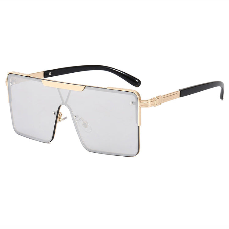 AIDEN UNISEX UV 400 RECTANGLE FRAMELESS FLAT-TOP SHADES