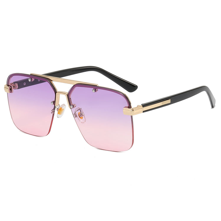 JORDYN METAL AVIATOR FRAME UV400 GRADIENT MEN'S SUNGLASSES