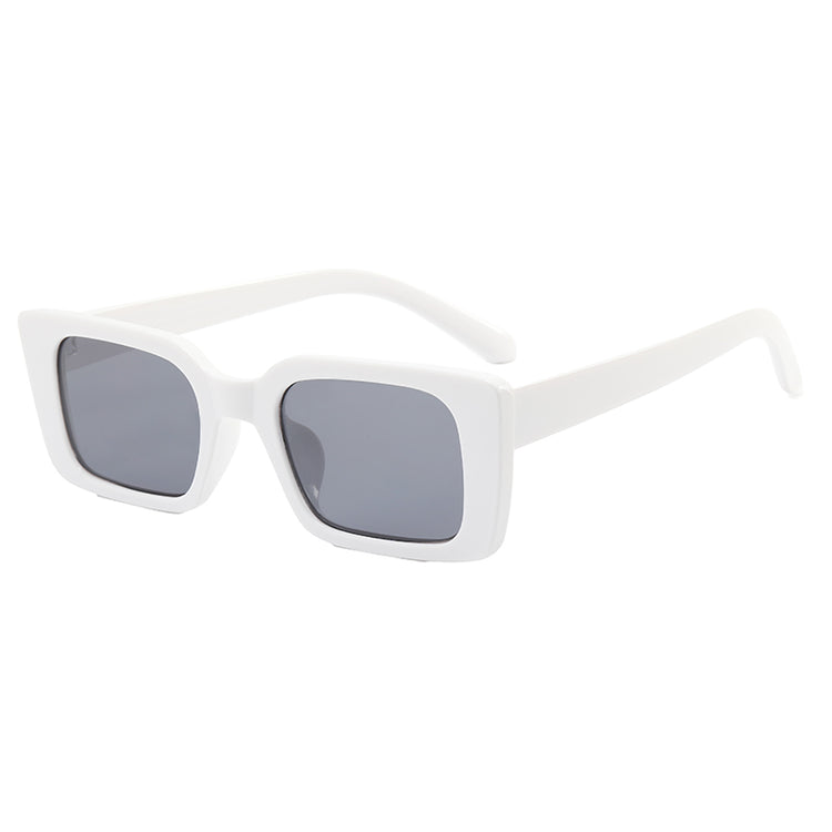 OCEAN SMALL UNISEX UV400  VINTAGE  RECTANGLE METAL FRAME SUNGLASSES