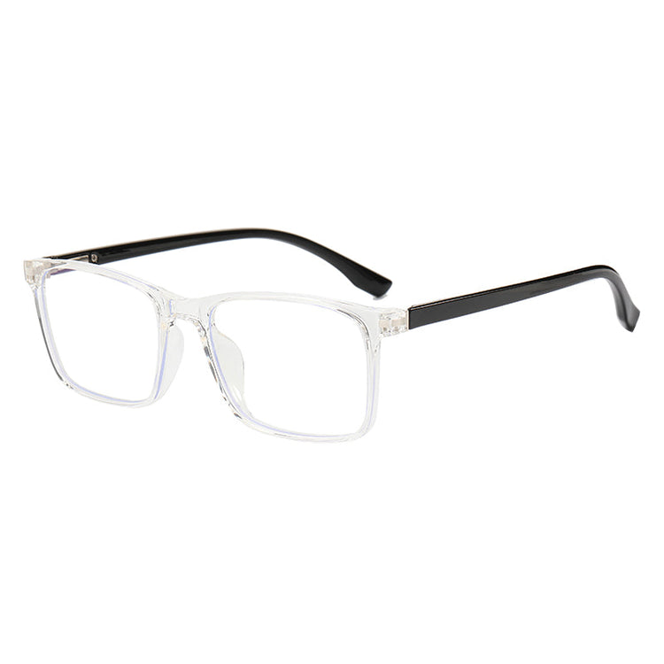 James Unisex TR90 Rectangle Frame Blue Light Blocking Computer Glasses