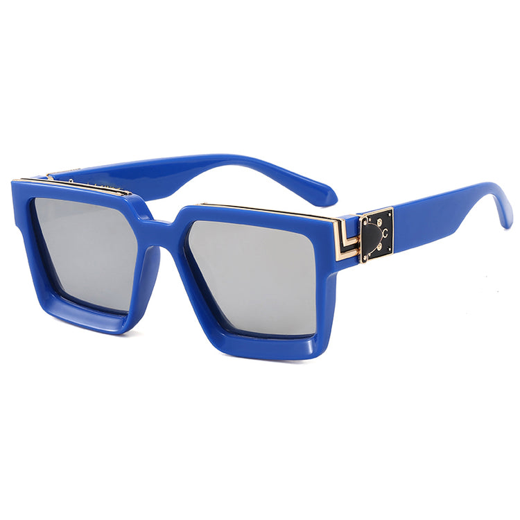 BAILEY UNISEX GRADIENT LENS BLOCK FRAME SUNGLASSES