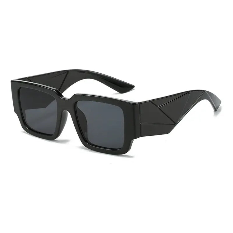 LEITH UNISEX OVERSIZED CHUNKY SQUARE FRAME UV 400 SUNGLASSES