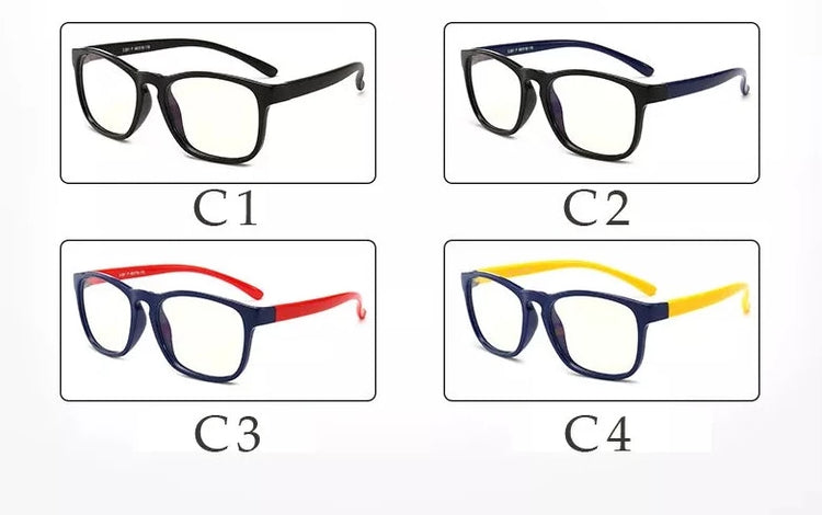 GEORGE CHILDREN'S ANTI-BLUE LIGHT BLOCKING RECTANGULAR FRAME GLASSES