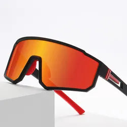 AIDYN UNISEX POLARIZED SPORTY SHIELD FRAME SUNGLASSES