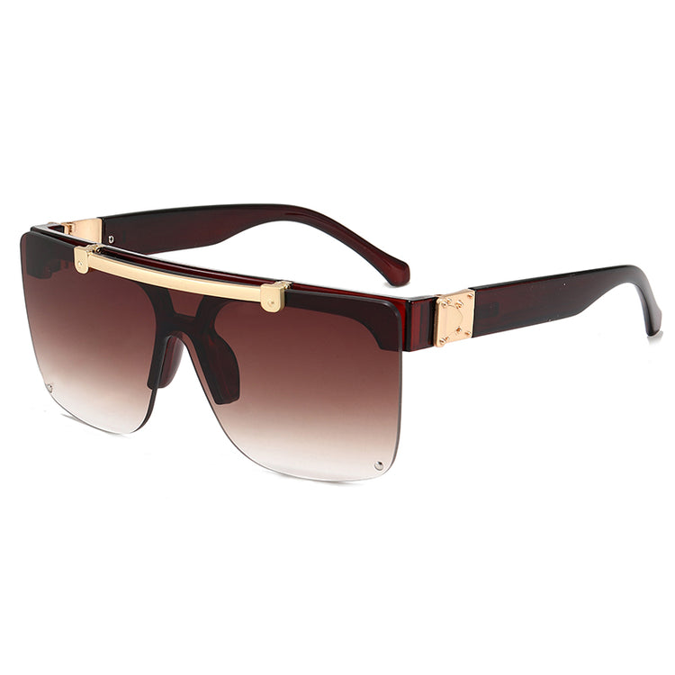 ELI UV400 Unisex Lux Flip-Up Shield Frame Sunglasses