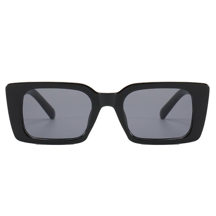 OCEAN SMALL UNISEX UV400  VINTAGE  RECTANGLE METAL FRAME SUNGLASSES