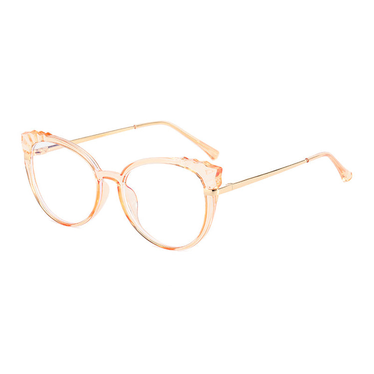 AMY WOMENS TRANSPARENT CAT EYE ANTI BLUE LIGHT BLOCKING GLASSES