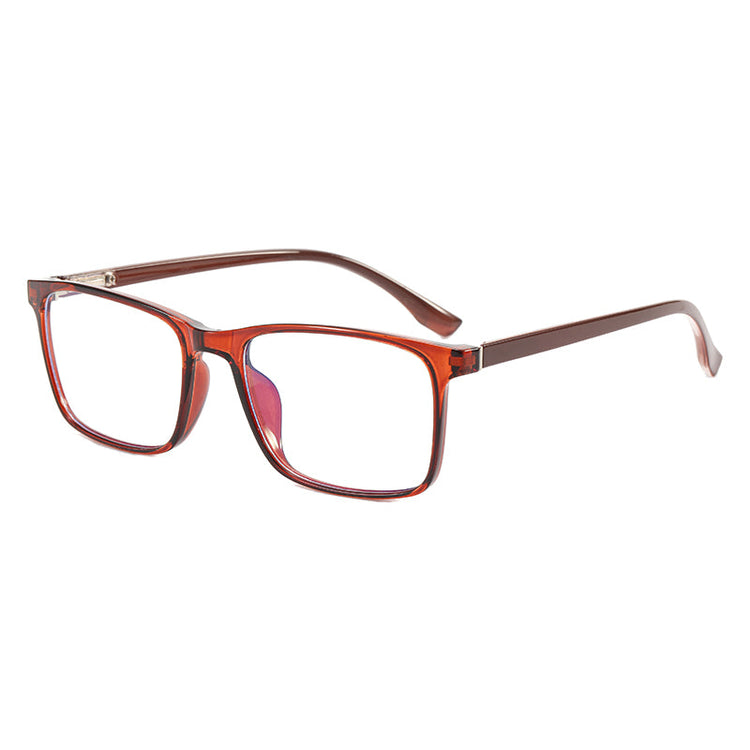 James Unisex TR90 Rectangle Frame Blue Light Blocking Computer Glasses
