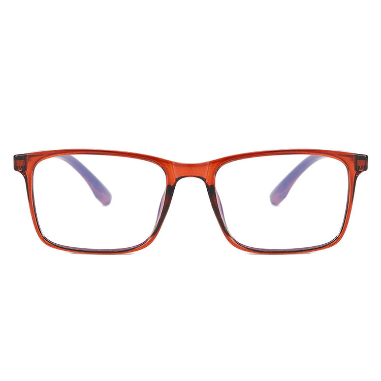 James Unisex TR90 Rectangle Frame Blue Light Blocking Computer Glasses