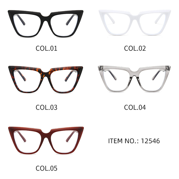 JILLIAN Women's Oversized Cat-Eye Anti-Blue Light Glasses