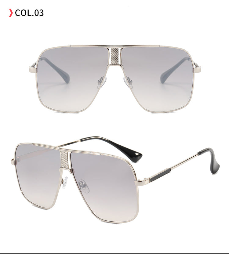 JORDAN UNISEX LARGE UV400 METAL FRAME AVIATOR SUNGLASSES