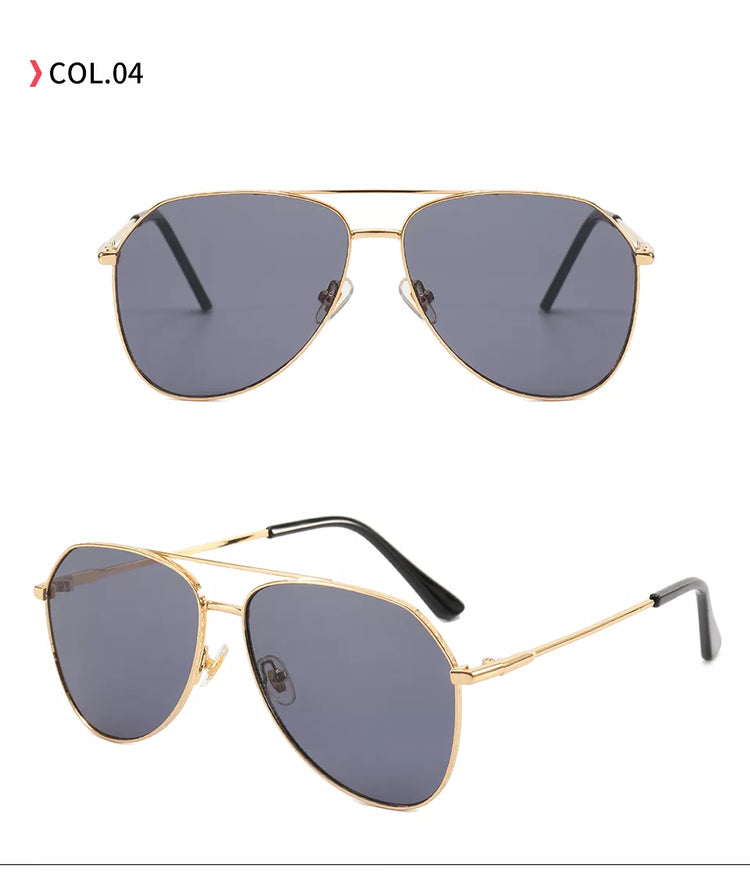 NIX MEN'S METAL AVIATOR FRAME UV400 GRADIENT SUNGLASSES