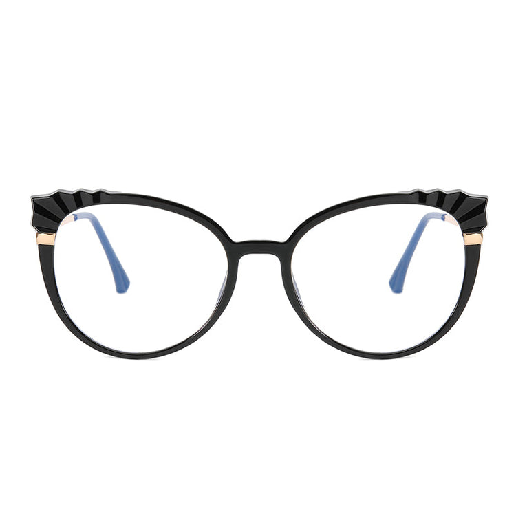 AMY WOMENS TRANSPARENT CAT EYE ANTI BLUE LIGHT BLOCKING GLASSES