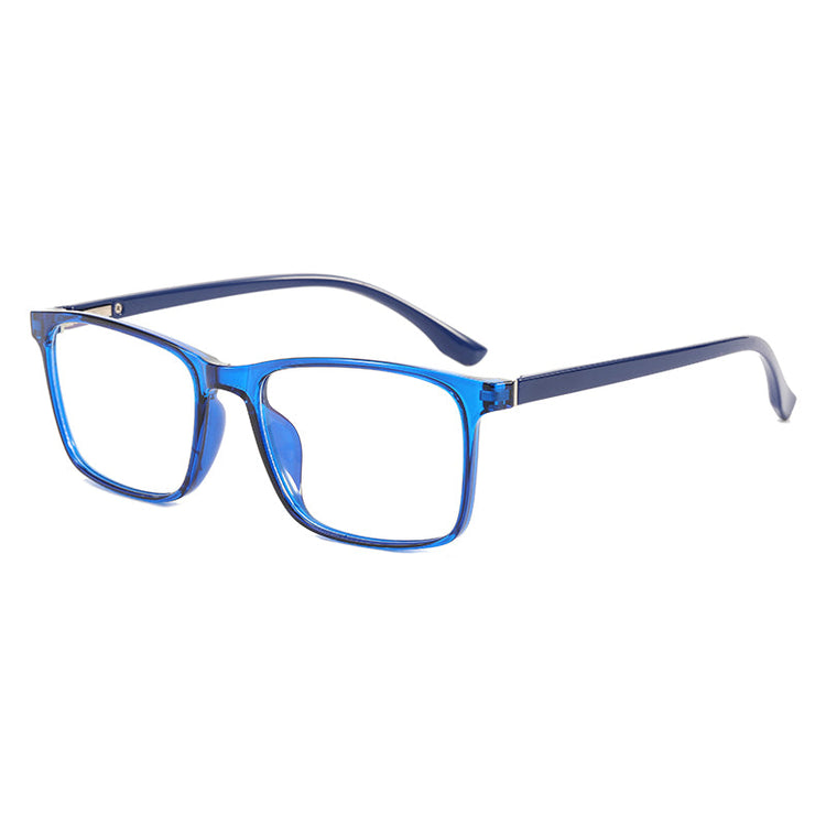 James Unisex TR90 Rectangle Frame Blue Light Blocking Computer Glasses