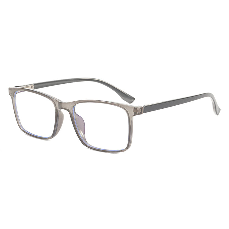 James Unisex TR90 Rectangle Frame Blue Light Blocking Computer Glasses