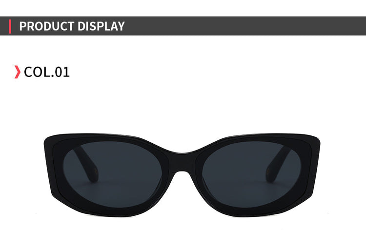 CHARLIE UNISEX UV 4000 RETRO BOLD OVAL FRAME SHADES