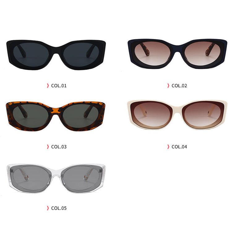 CHARLIE UNISEX UV 4000 RETRO BOLD OVAL FRAME SHADES