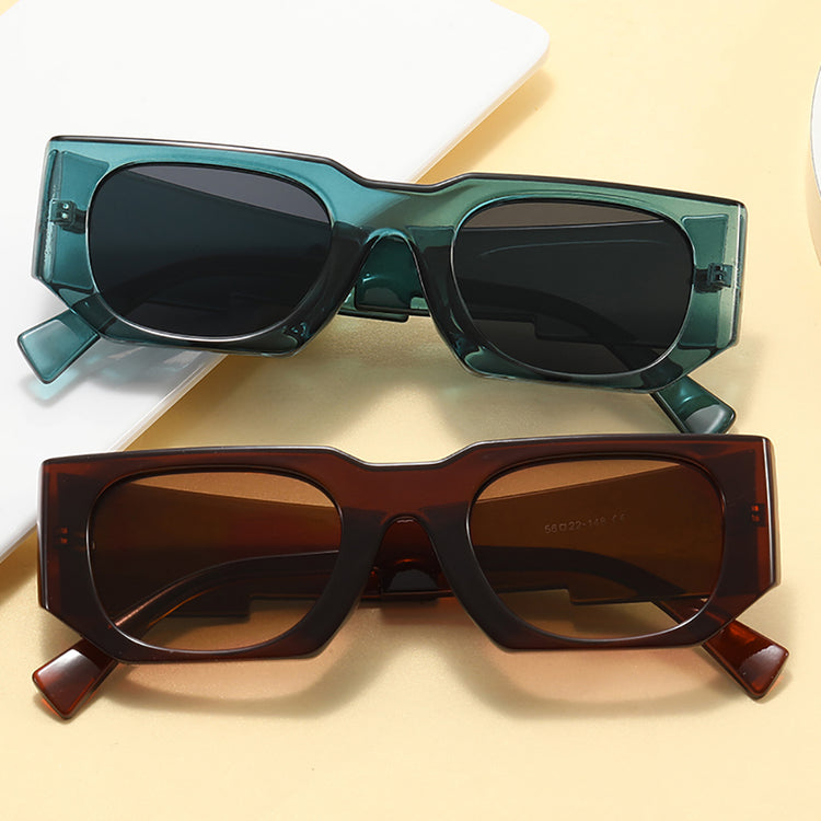 ARIES  UNISEX  RECTANGLE UV400 BLOCK FRAME SUNGLASSES