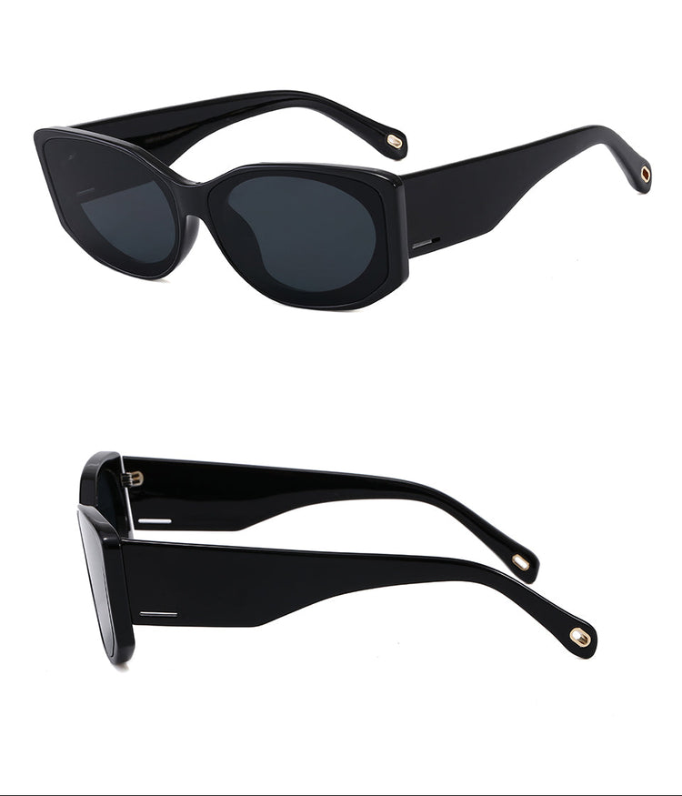 CHARLIE UNISEX UV 4000 RETRO BOLD OVAL FRAME SHADES