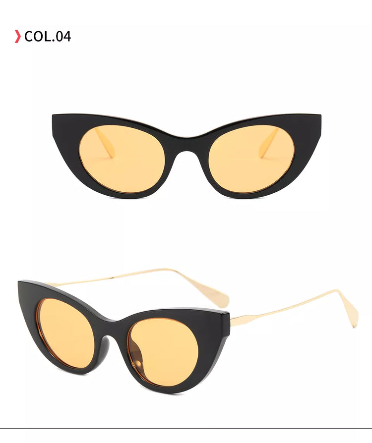 MAUREEN WOMEN'S UV400 VINTAGE CAT EYE SUNGLASSES