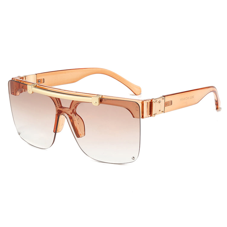 ELI UV400 Unisex Lux Flip-Up Shield Frame Sunglasses