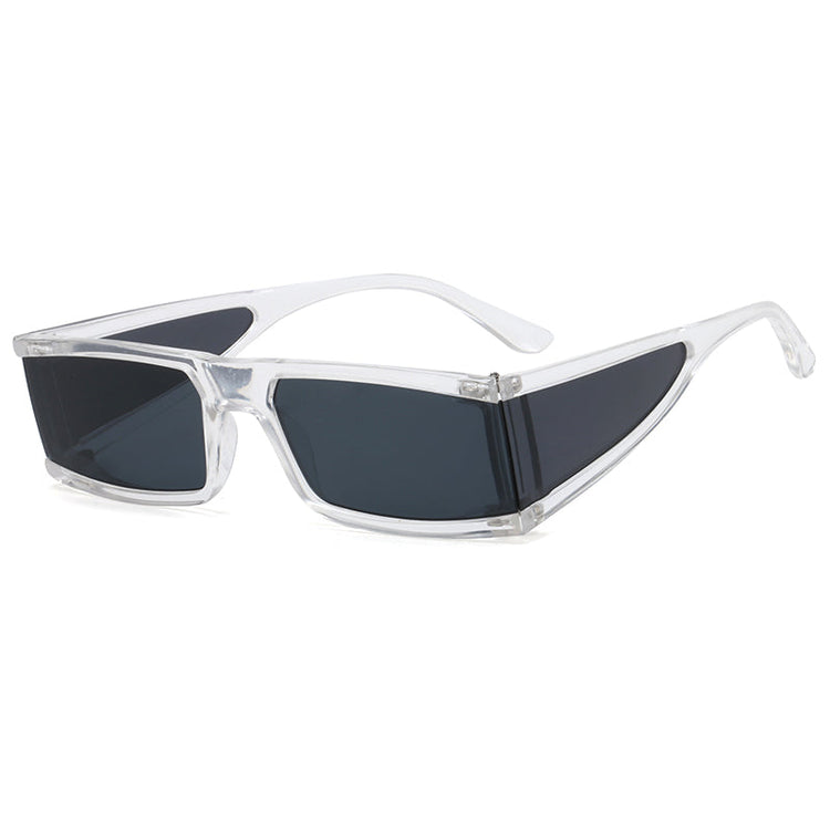 FRANKIE UNISEX UV 400 RECTANGLE FRAME SUNGLASSES