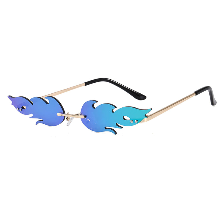 CYRUS UNISEX UV400 GRADIENT FIRE FRAME SUNGLASSES
