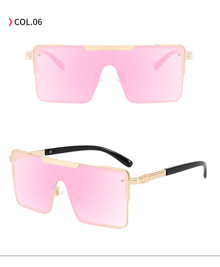 AIDEN UNISEX UV 400 RECTANGLE FRAMELESS FLAT-TOP SHADES