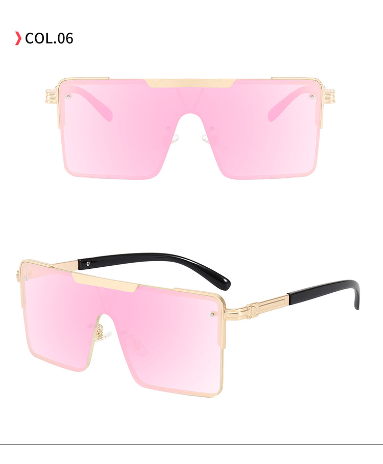AIDEN UNISEX UV 400 RECTANGLE FRAMELESS FLAT-TOP SHADES