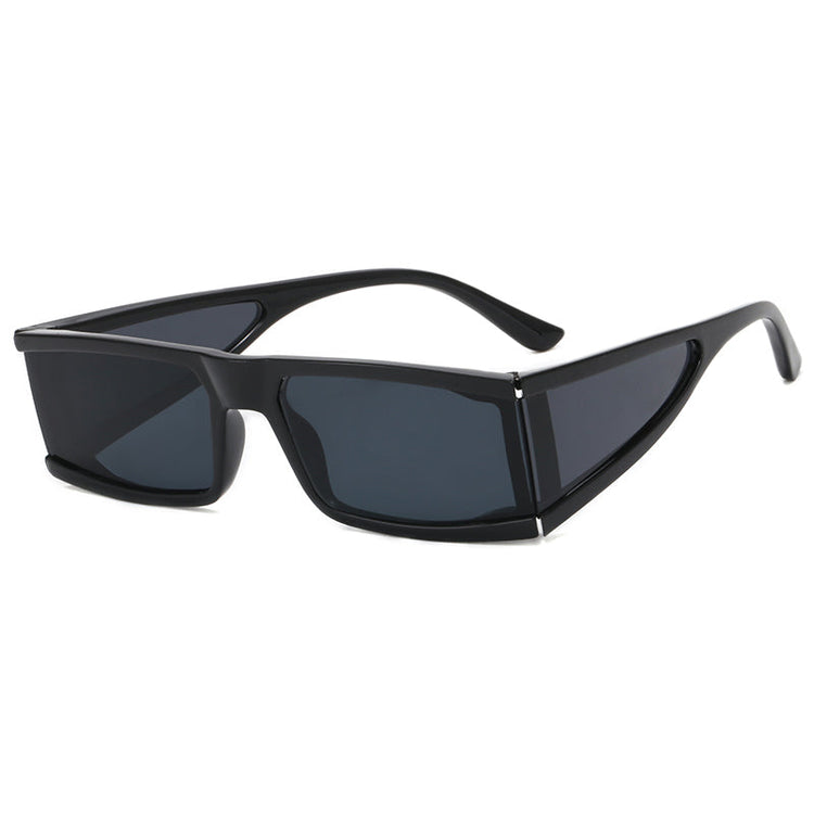FRANKIE UNISEX UV 400 RECTANGLE FRAME SUNGLASSES