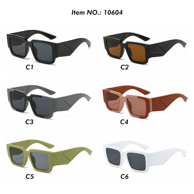 LEITH UNISEX OVERSIZED CHUNKY SQUARE FRAME UV 400 SUNGLASSES