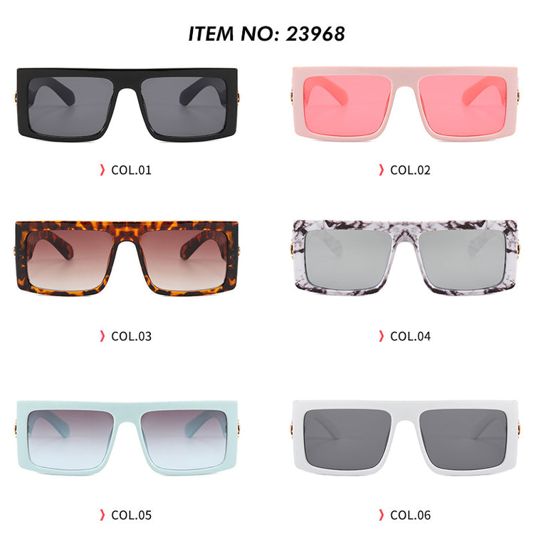 MARLO RETRO FLAT TOP RECTANGLE FRAME- TORTOISE