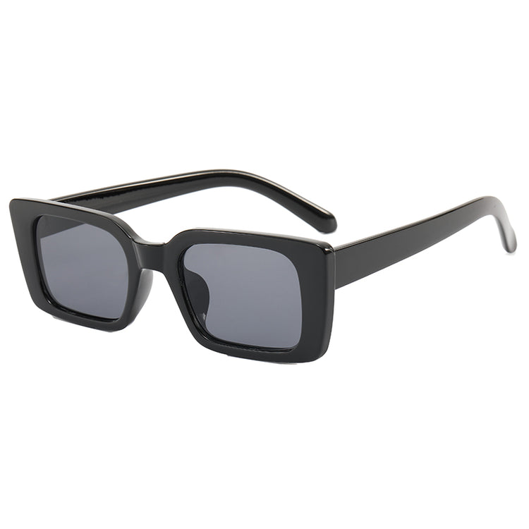 OCEAN SMALL UNISEX UV400  VINTAGE  RECTANGLE METAL FRAME SUNGLASSES