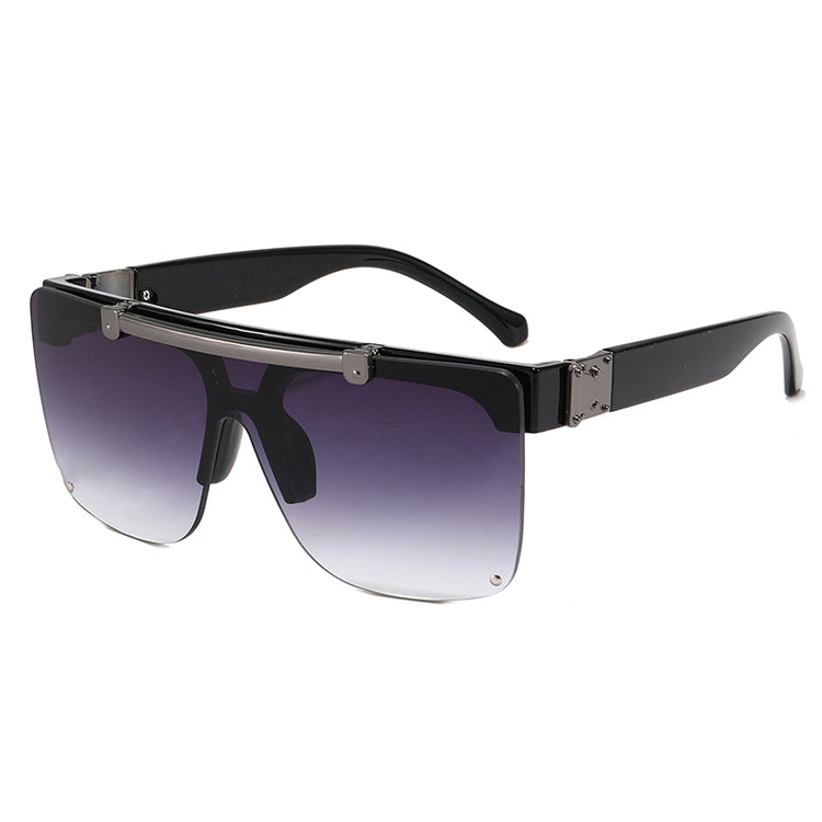 ELI UV400 Unisex Lux Flip-Up Shield Frame Sunglasses