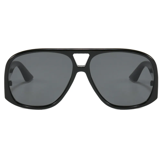Cylo Oversized Unisex  Flat Top Pilot Frame UV400 Sunglasses