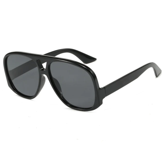 Cylo Oversized Unisex  Flat Top Pilot Frame UV400 Sunglasses