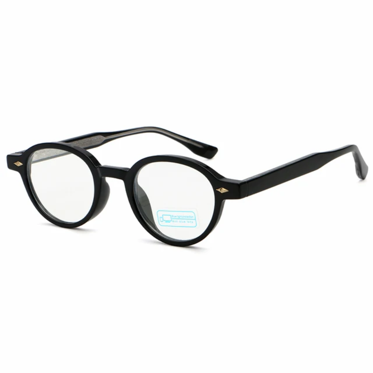 Pixel Unisex Round Frame Anti-Blue Light Blocking Glasses