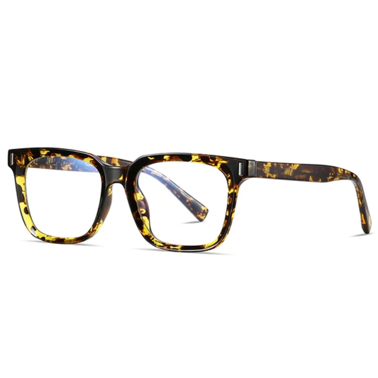 Asher Unisex Square Frame Anti-Blue Light Blocking Glasses