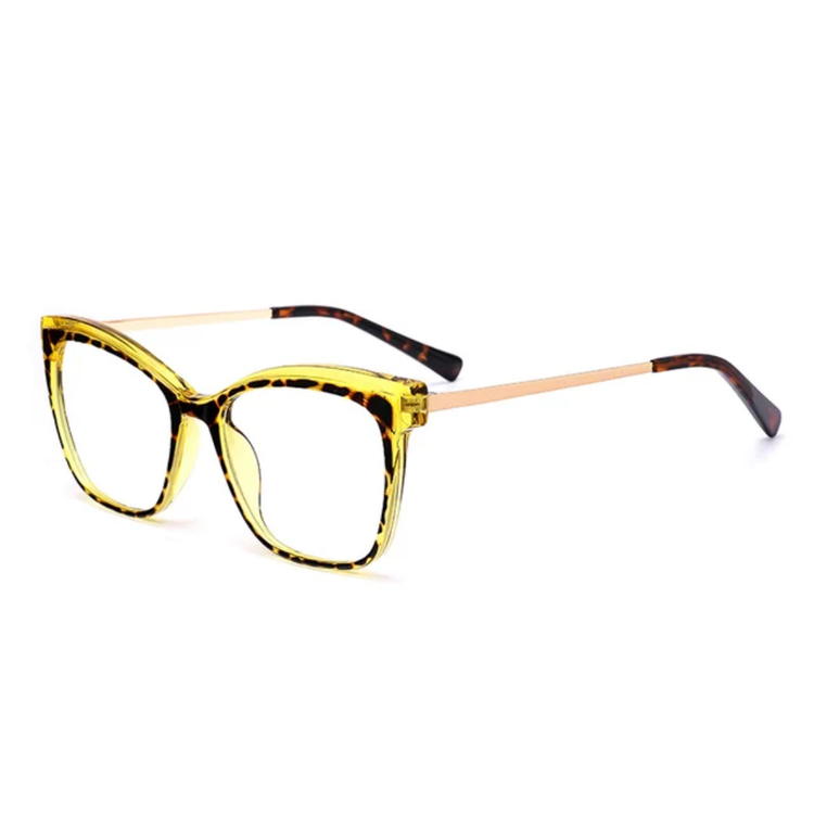 River Women's Two Tone Cat Eye Anti-Blue Light Blocking Glasses