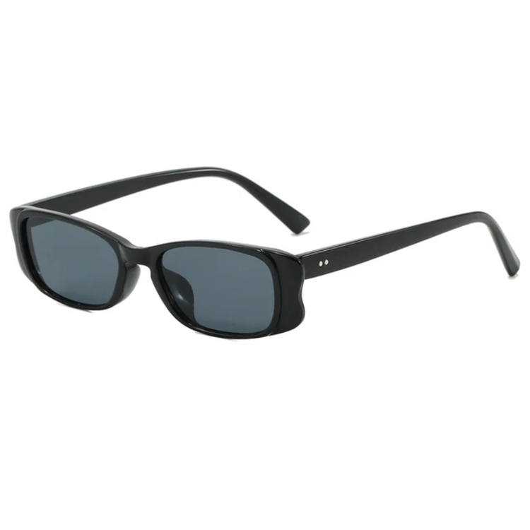 Roux Unisex Retro Rectangular Frame UV400 Sunglasses